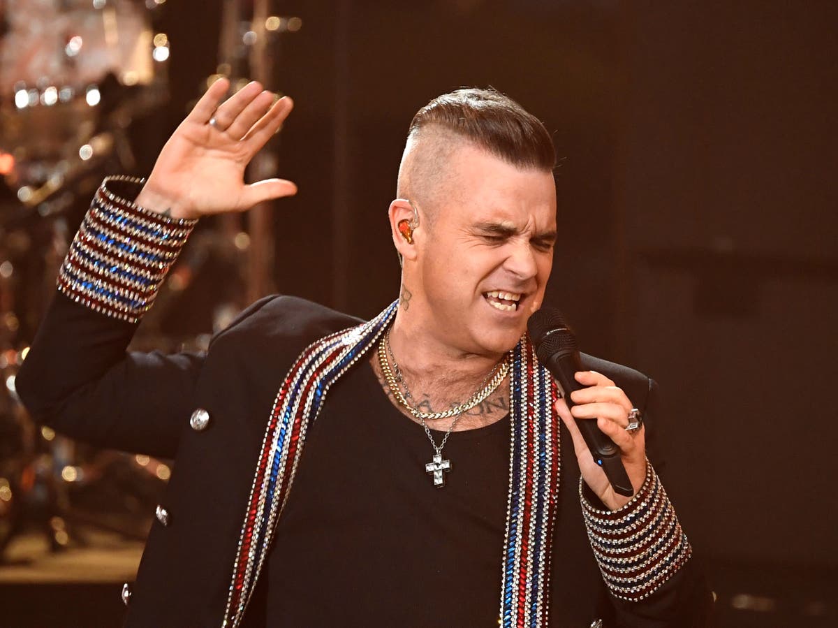 Robbie Williams tells Santa to stay ‘two metres away’ on coronavirus Christmas song