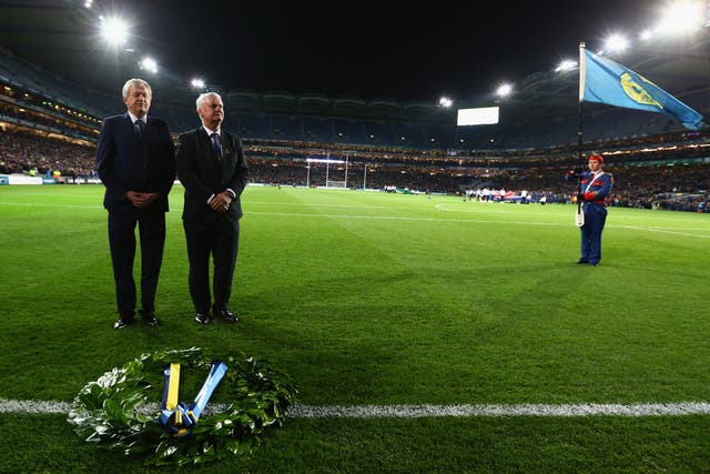 <p>The commemoration of the 95th anniversary of Bloody Sunday at Croke Park in 2015</p>