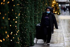 Covid infection rates up in London but down in other parts of England