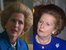 How Gillian Anderson transformed into Margaret Thatcher