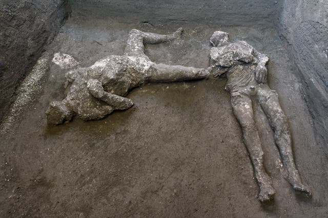 Italy Pompeii Ancient Bodies