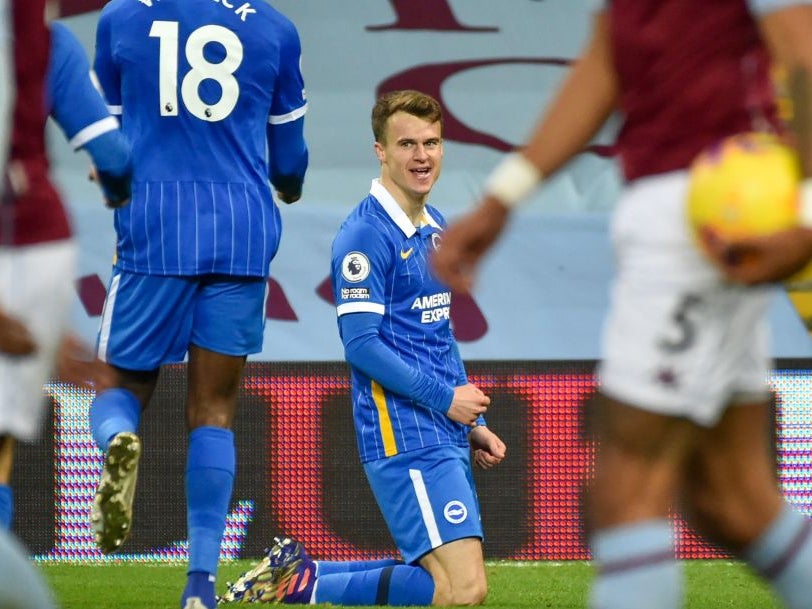 Solly March celebrates