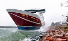 Grounded Baltic Sea ferry pulled off seabed, resumes trip