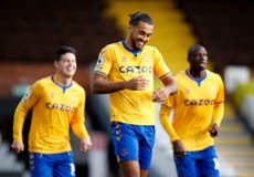 Calvert-Lewin double sees Everton survive late Fulham fightback