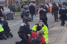 Twelve arrested at ‘idiotic’ anti-lockdown protest in Basildon