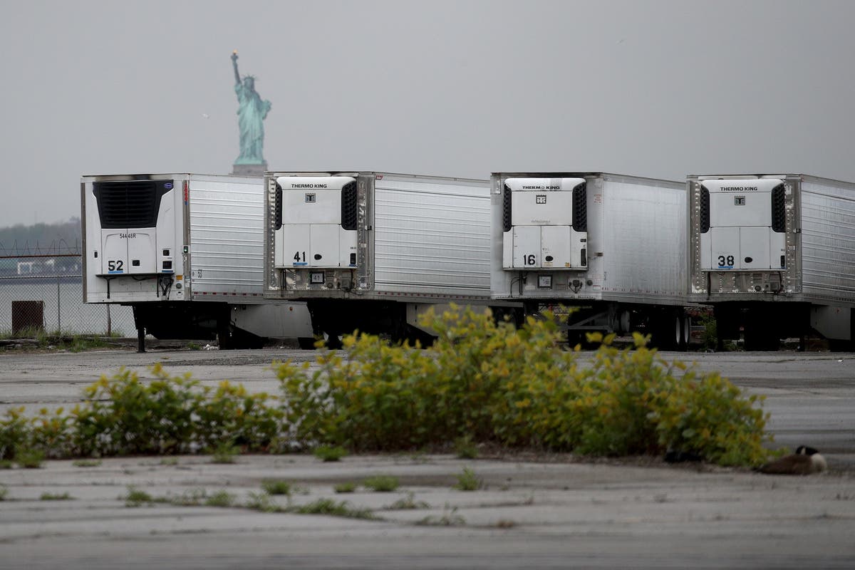 Bodies of hundreds who died during New York coronavirus surge are still being stored in freezer trucks