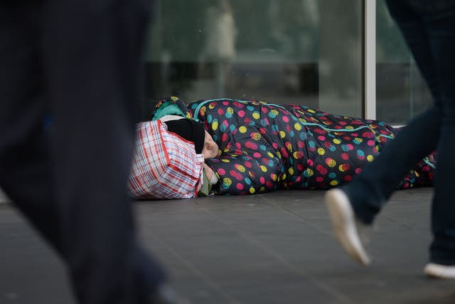 <p>Some councils have reported higher levels of rough sleeping than before the pandemic</p>