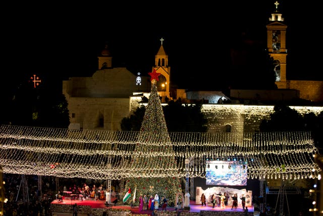 Palestinians-Bethlehem-Christmas