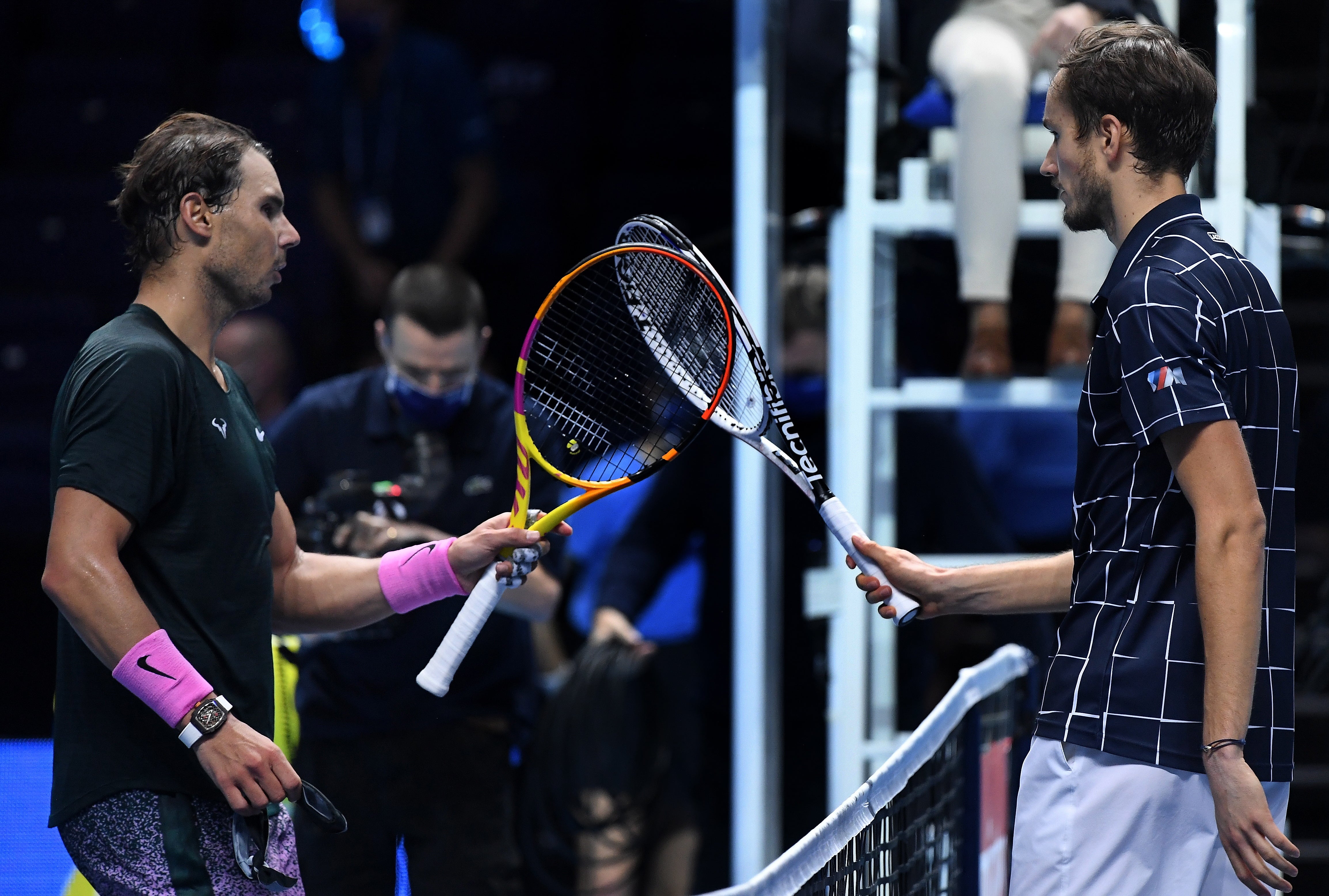 Medvedev became the first player to beat the top three seeds at the ATP Finals