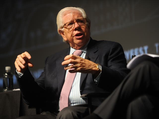 Carl Bernstein attends the 2017 New Yorker Festival - All The President’s Reporters at SVA Theatre on 6 October 2017 in New York City