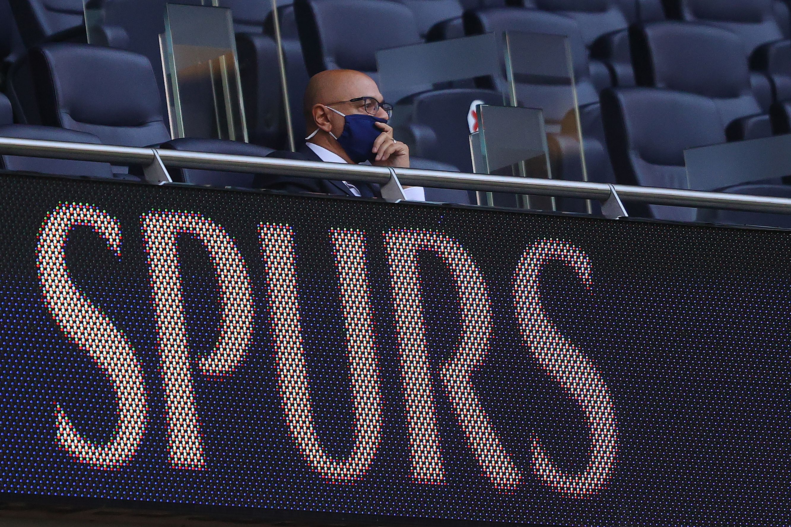 Daniel Levy believes Spurs will post a loss of £150m next year unless fans return to matches