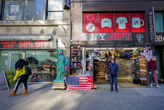 Virus Outbreak NYC Gift Shops