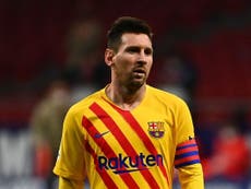 Messi left out of Barcelona squad for Kiev game