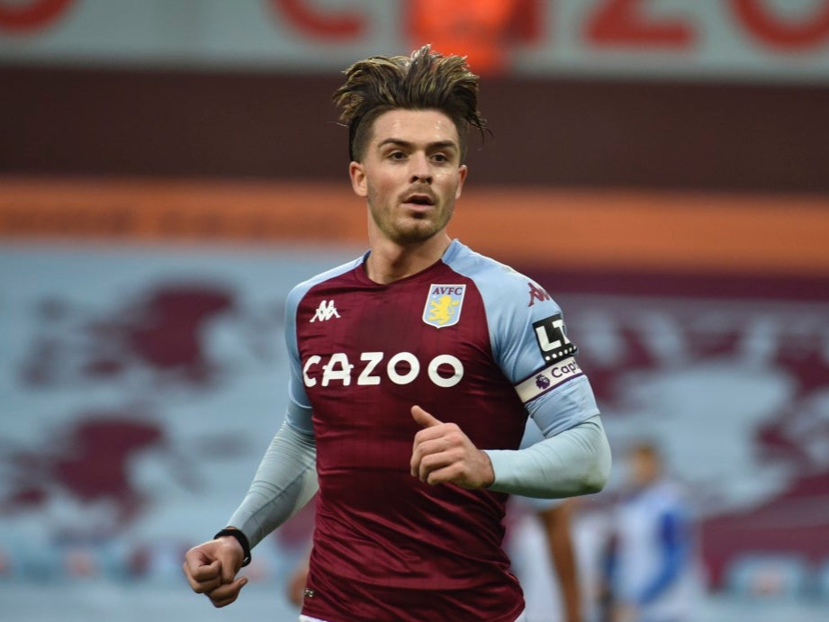 Aston Villa midfielder Jack Grealish