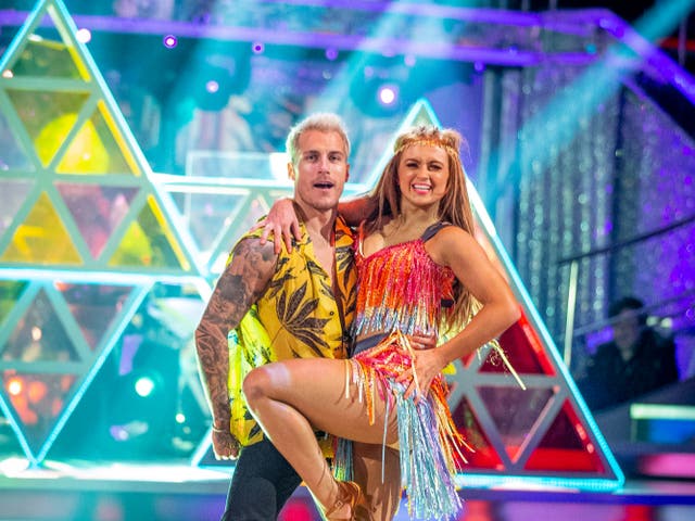 Maisie Smith and Gorka Marquez in Strictly Come Dancing