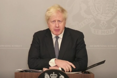 Boris Johnson looked too cheerful to be demanding further sacrifice