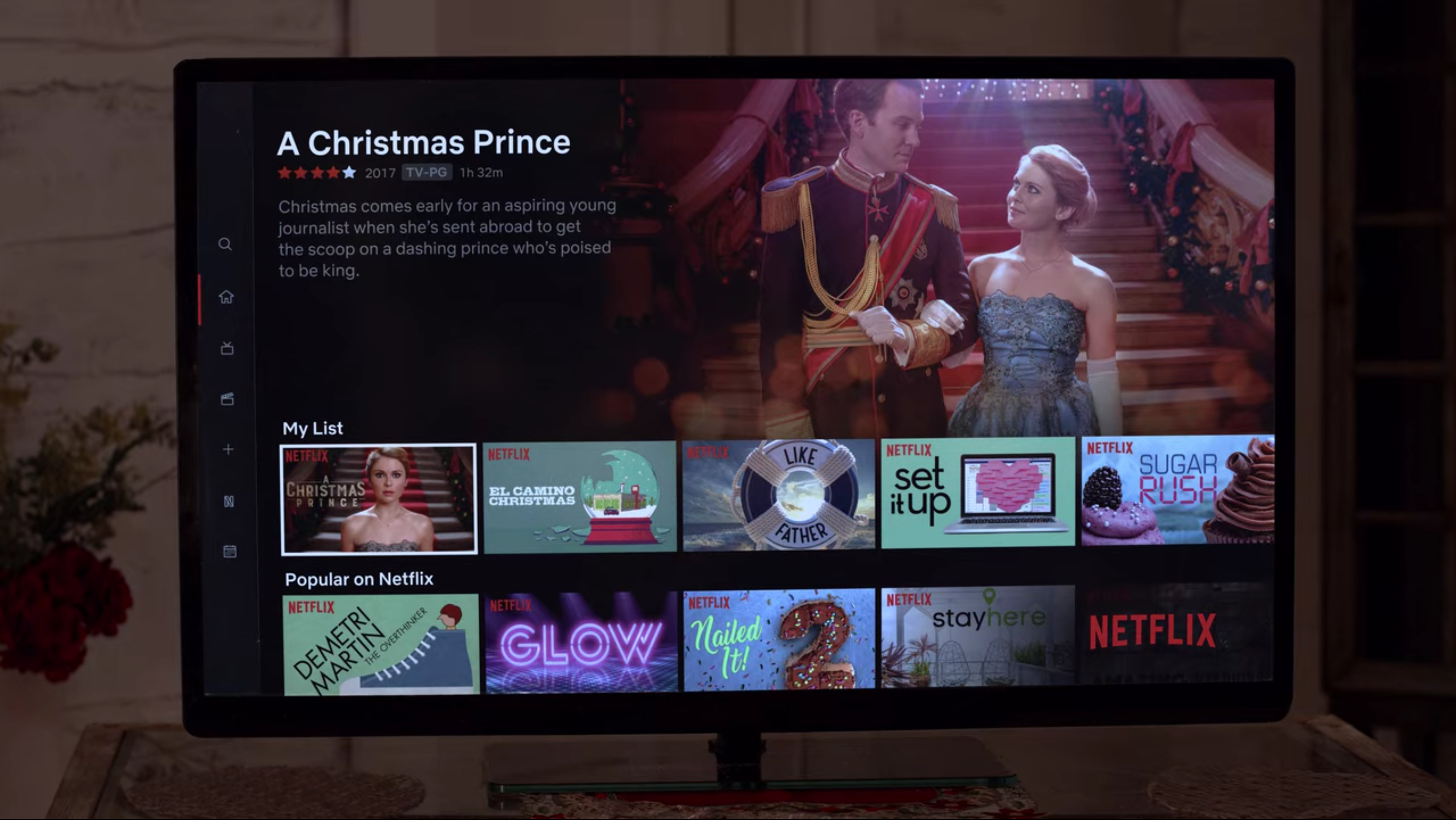 In ‘The Princess Switch’, Margaret and Kevin watched ‘A Christmas Prince’ together