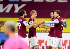 Wood gives Burnley first win of the season against Crystal Palace