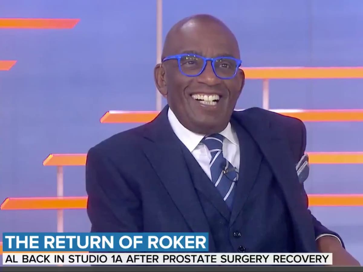 Al Roker returns to Today show two weeks after prostate cancer surgery