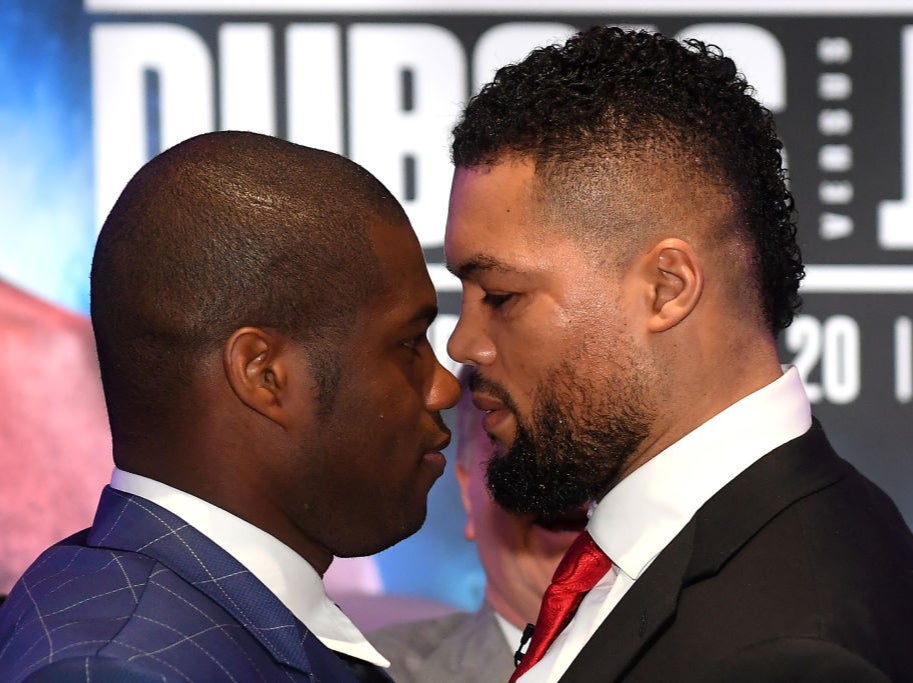 Daniel Dubois and Joe Joyce go head-to-head