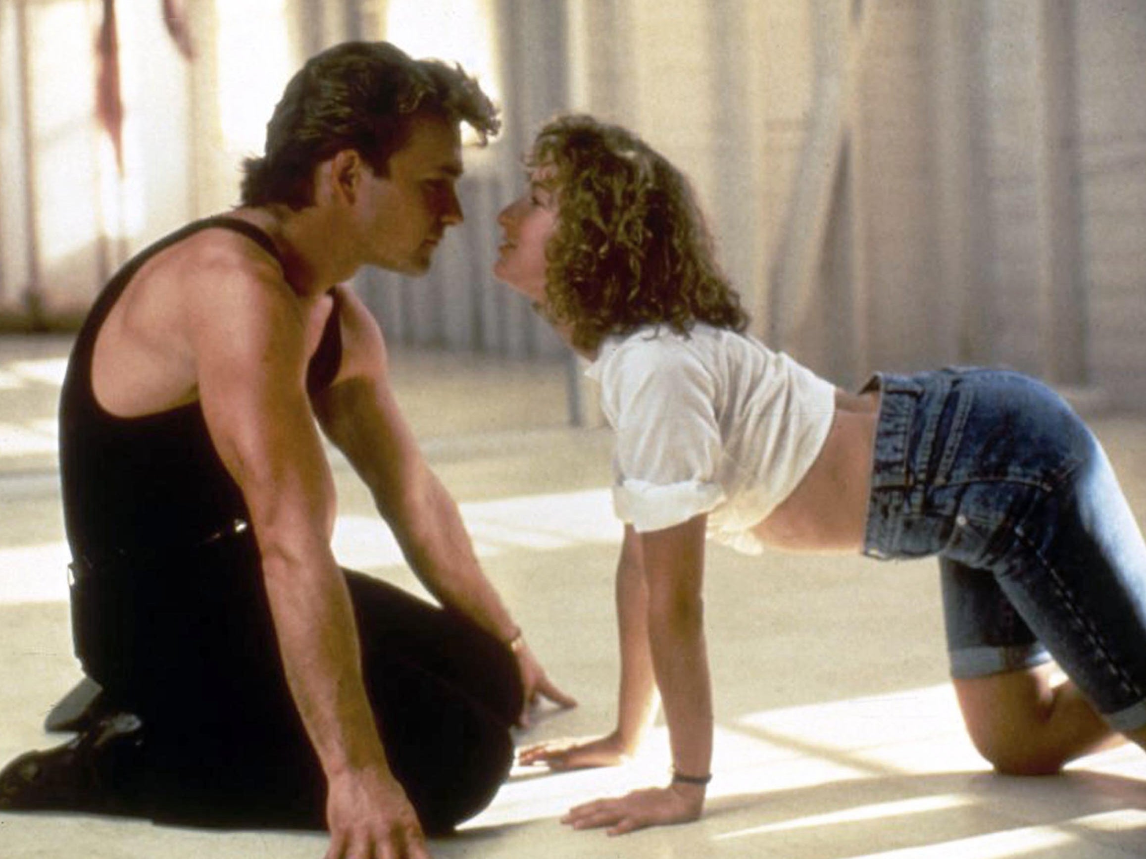 Patrick Swayze, left, and Jennifer Grey in ‘Dirty Dancing’