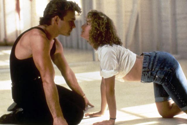 <p>Patrick Swayze, left, and Jennifer Grey in ‘Dirty Dancing’</p>