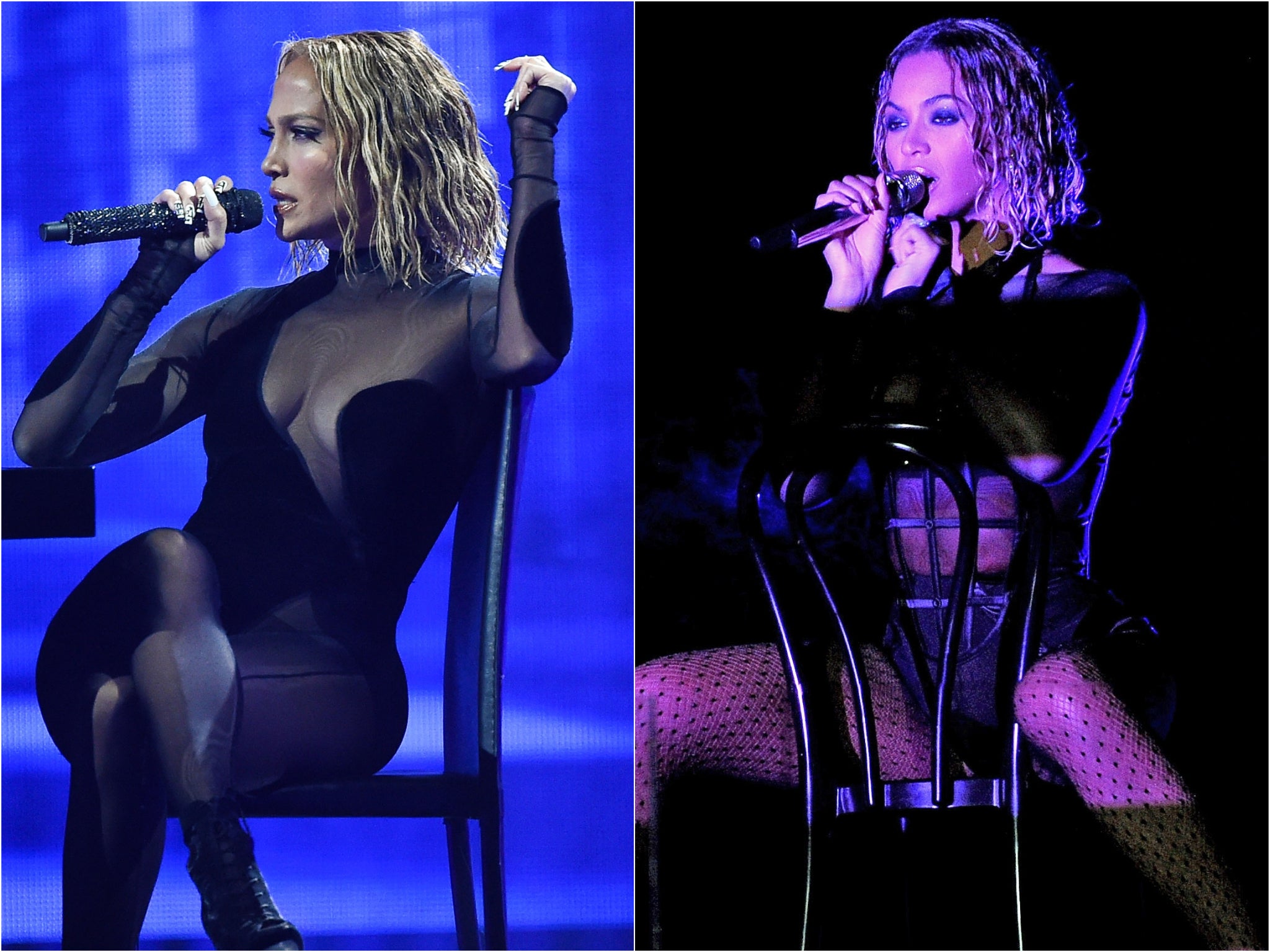 Jennifer Lopez Accused Of Copying Beyonce After Amas Performance The Independent