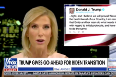 Laura Ingraham breaks Biden victory to Fox News viewers
