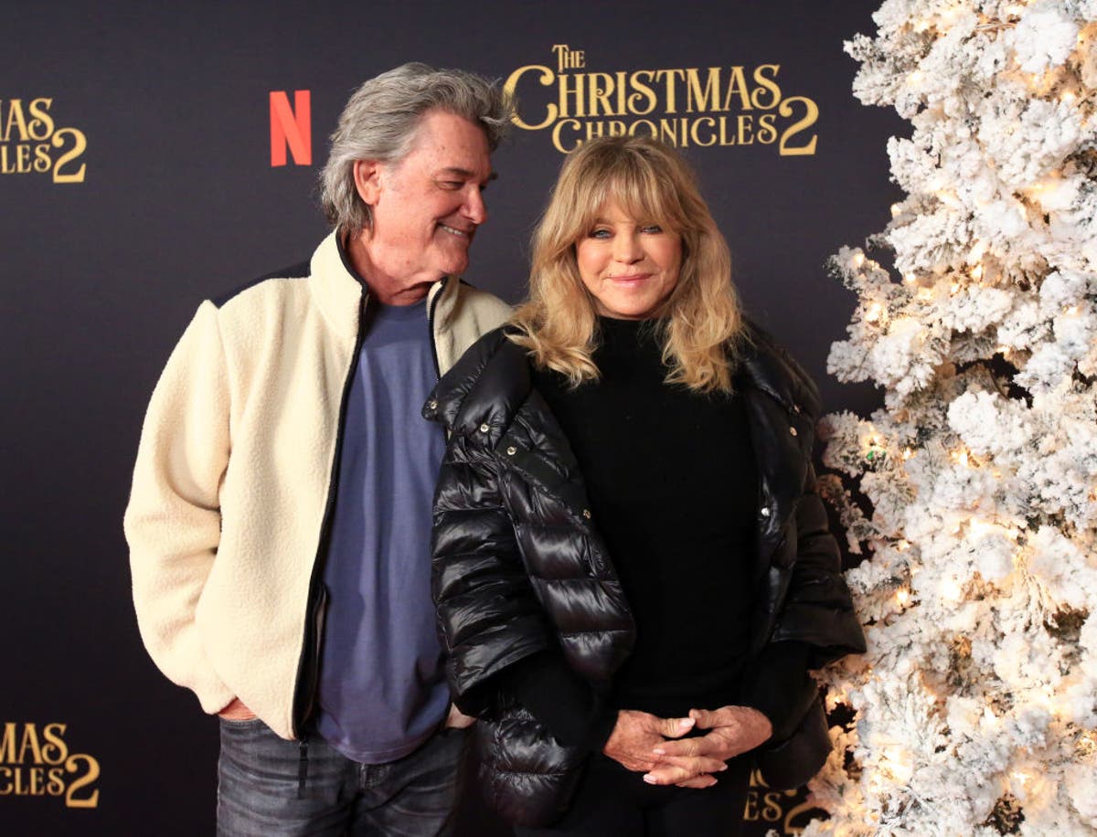 Real-life couple Kurt Russell and Goldie Hawn talk about playing Mr and Mrs Claus