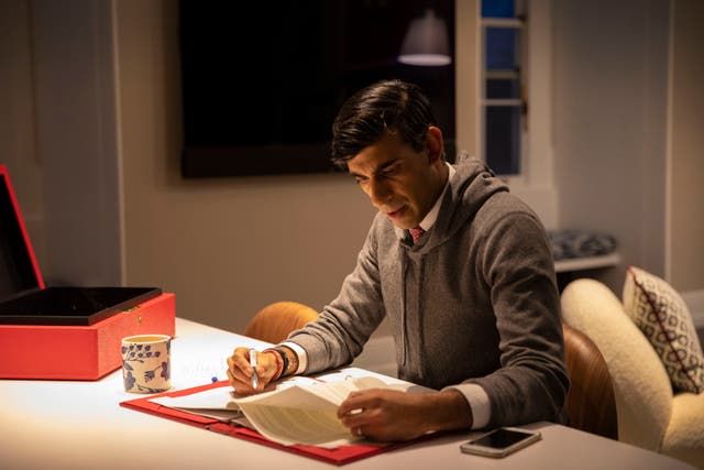 Chancellor Rishi Sunak prepares for his spending review statement