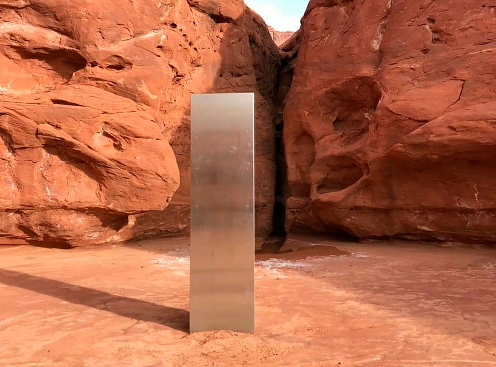 <p>A monolith appeared in and disappeared from a Utah desert in November</p>