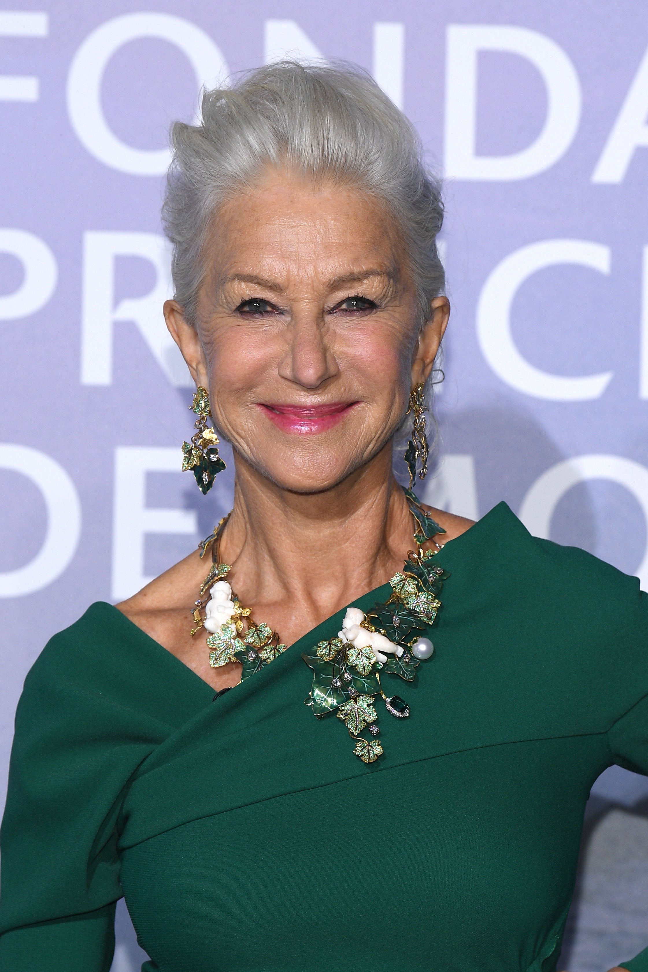 Mirren pictured at the Monte-Carlo Planetary Health Gala in September, 2020