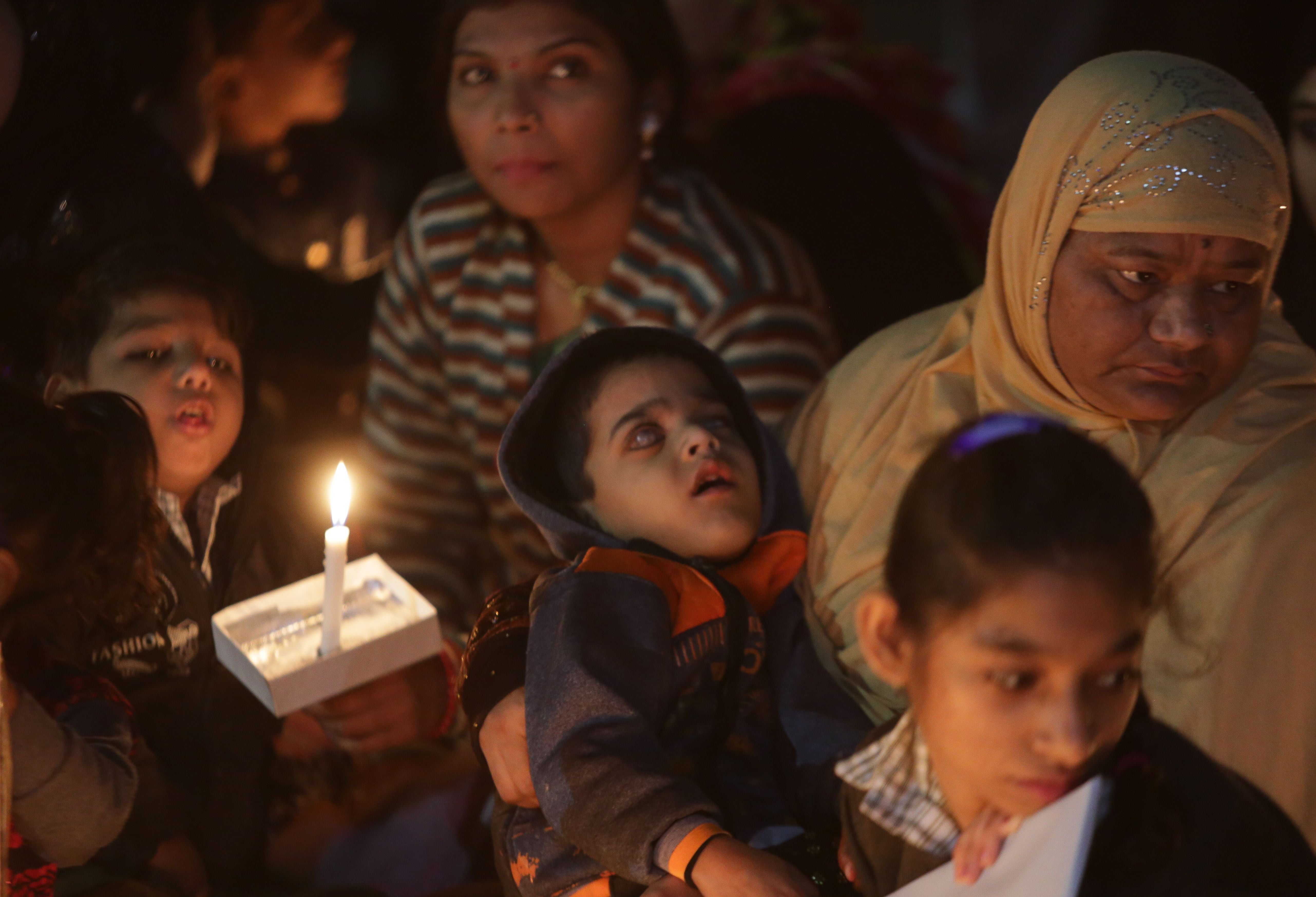 A candlelight vigil in 2018 to remember the Bhopal gas disaster