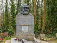 Karl Marx’s renowned resting place Highgate Cemetery under threat from climate crisis