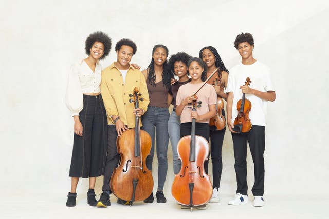 <p>The Kanneh-Masons are a gifted sibling septet who have collaborated with Olivia Coleman on their new CD</p>