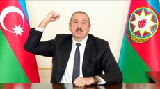 Azerbaijani leader vows to revive region ceded by Armenia