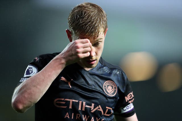 El centrocampista del Manchester City Kevin De Bruyne