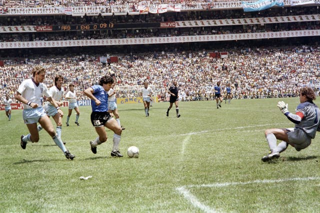 <p>Argentina v Inglaterra, 1986</p>