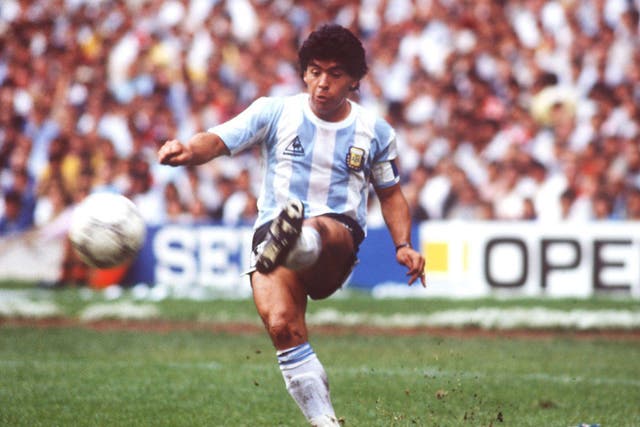 <p>Maradona ganó la Copa del Mundo de 1986 con Argentina</p>