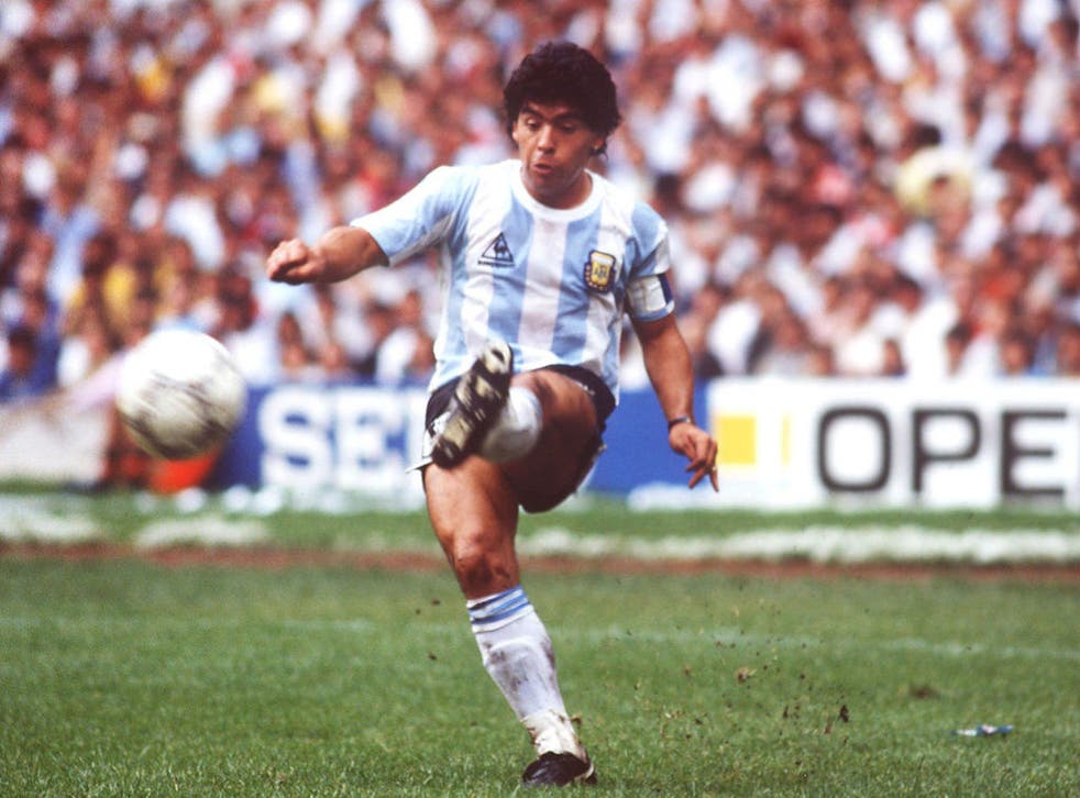 <p>Maradona ganó la Copa del Mundo de 1986 con Argentina</p>