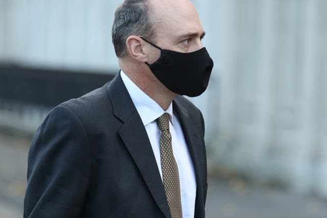Matthew Mowbray arrives at Reading Crown Court, Berkshire