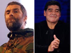 Liam Gallagher leads celebrity tributes to Diego Maradona