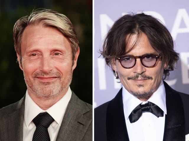 MAds Mikkelsen (left) is replacing Johnny Depp in the Fantastic Beasts sequel