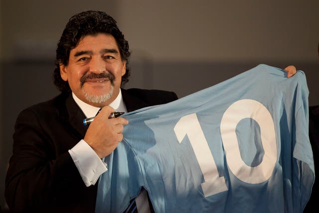 Diego Maradona famously wore the No 10 jersey