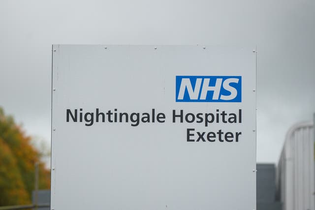 Exeter Nightingale Hospital will receive its first Covid-19 patients to help local hospital