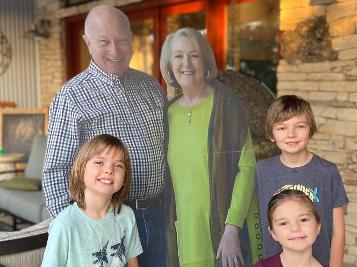 Texas grandparents send life size cardboard cutouts to family after ...