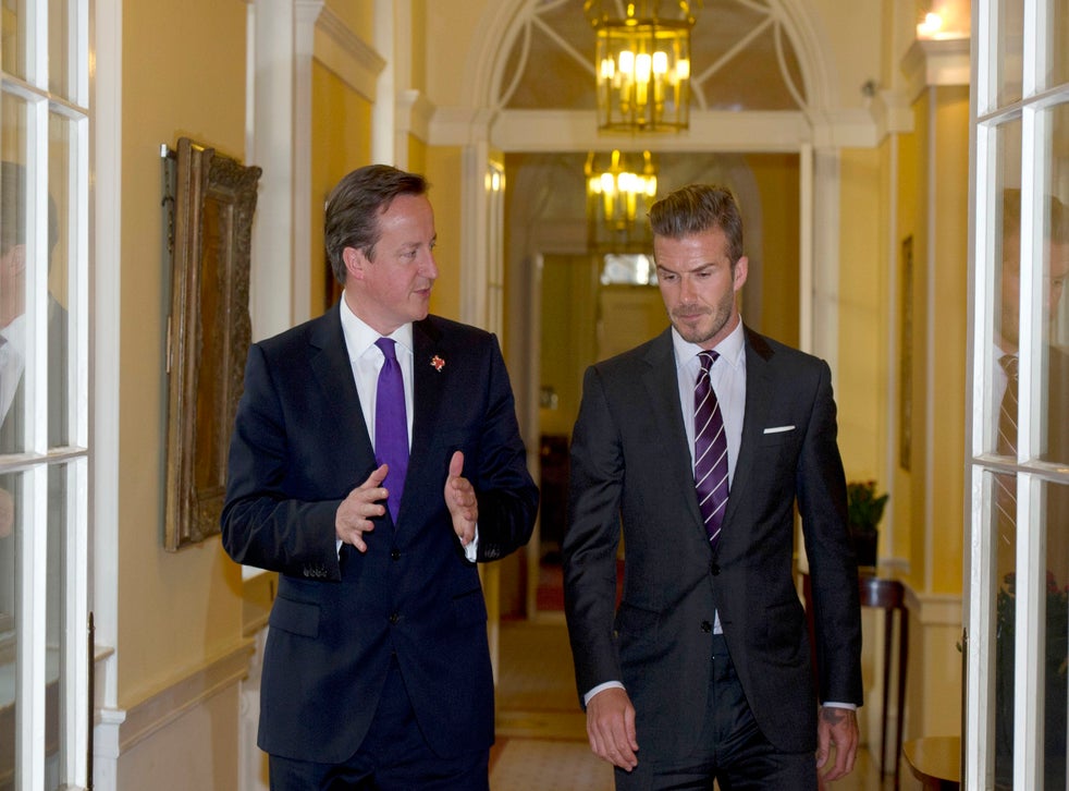 David Cameron and David Beckham