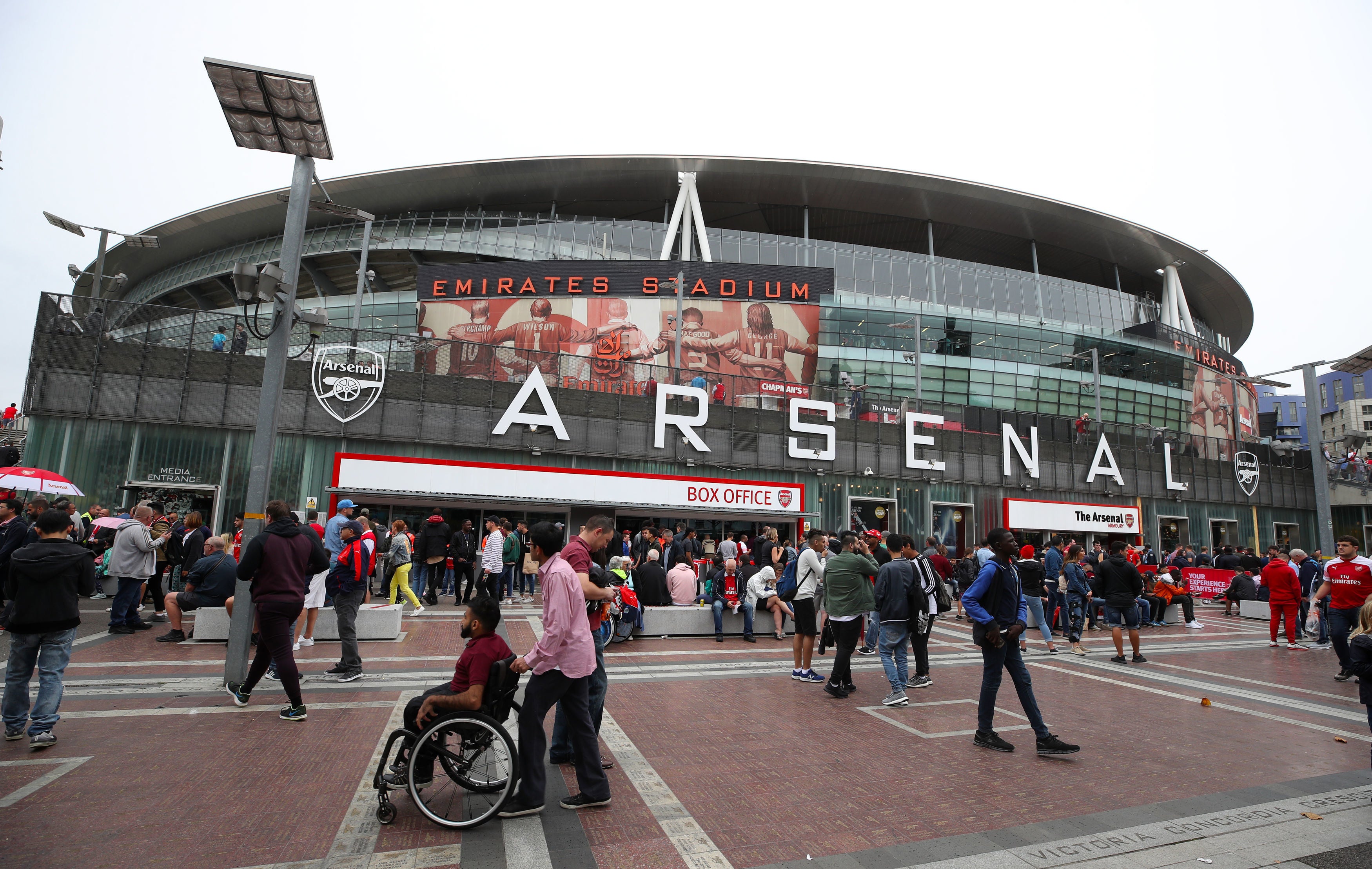 2,000 fans will be allowed to attend home games at Arsenal