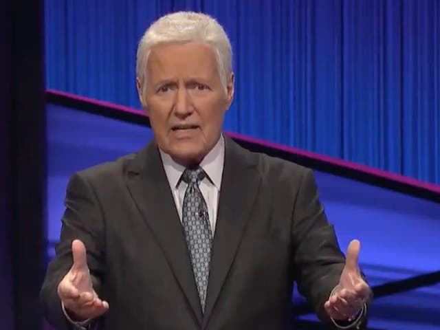 Alex Trebek appeared in a posthumous message for Thanksgiving