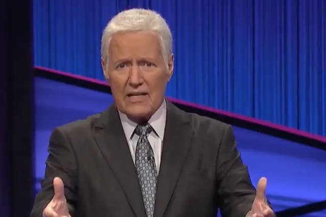 Alex Trebek appeared in a posthumous message for Thanksgiving